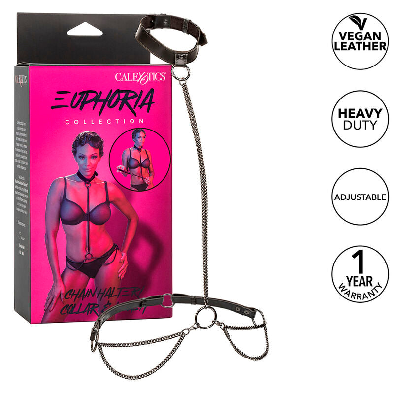 CALEXOTICS - EUPHORIA COLLARE E GUINZAGLIO CON CATENA