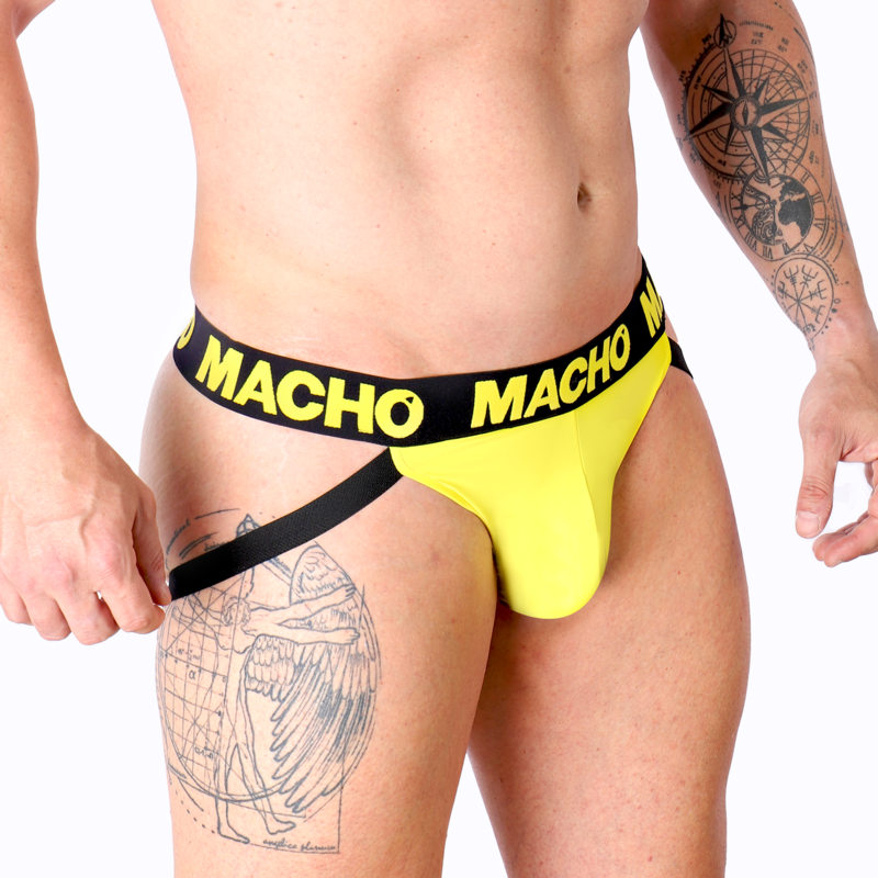 MACHO - MX25A JOCK GIALLO LYCRA S