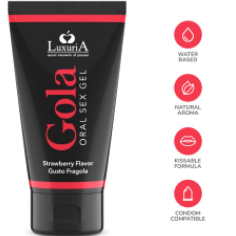 INTIMATELINE - LUXURIA GEL PER IL SESSO ORALE GUSTO FRAGOLA 50 ML