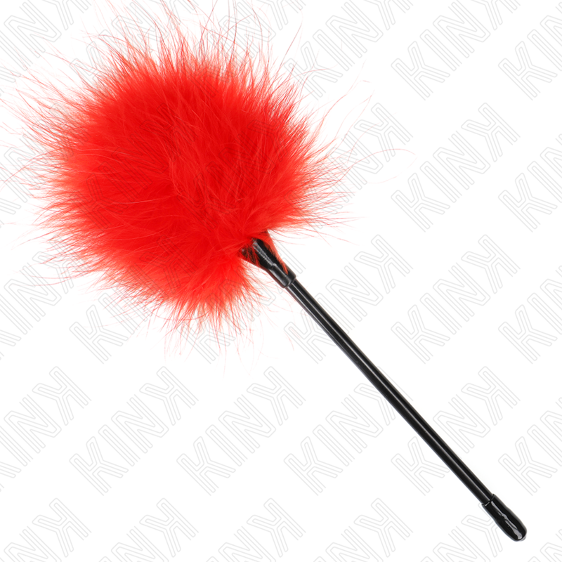KINK - SOLLETICATORE PIUME ROSSE 27 CM