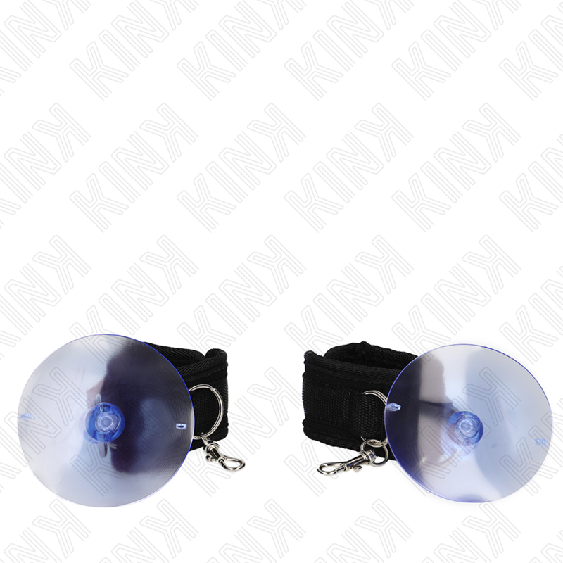 KINK - MANETTE CON VENTOSA NERE 29-40 CM X 5 CM