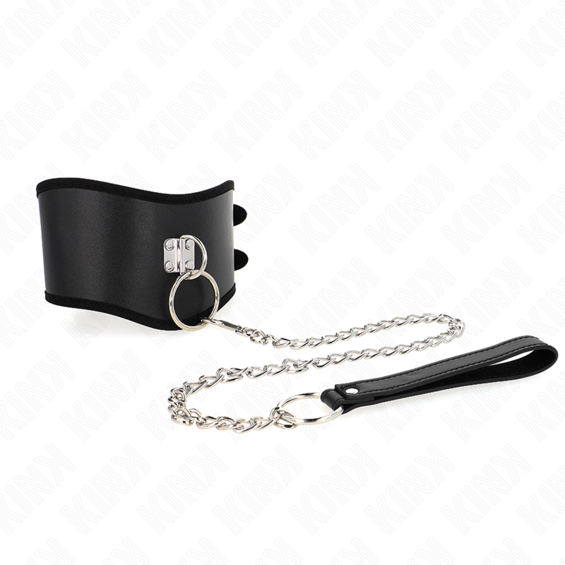 KINK - COLLARE LARGO 65 CM CON GUINZAGLIO REGOLABILE 40-55 CM X 10 CM