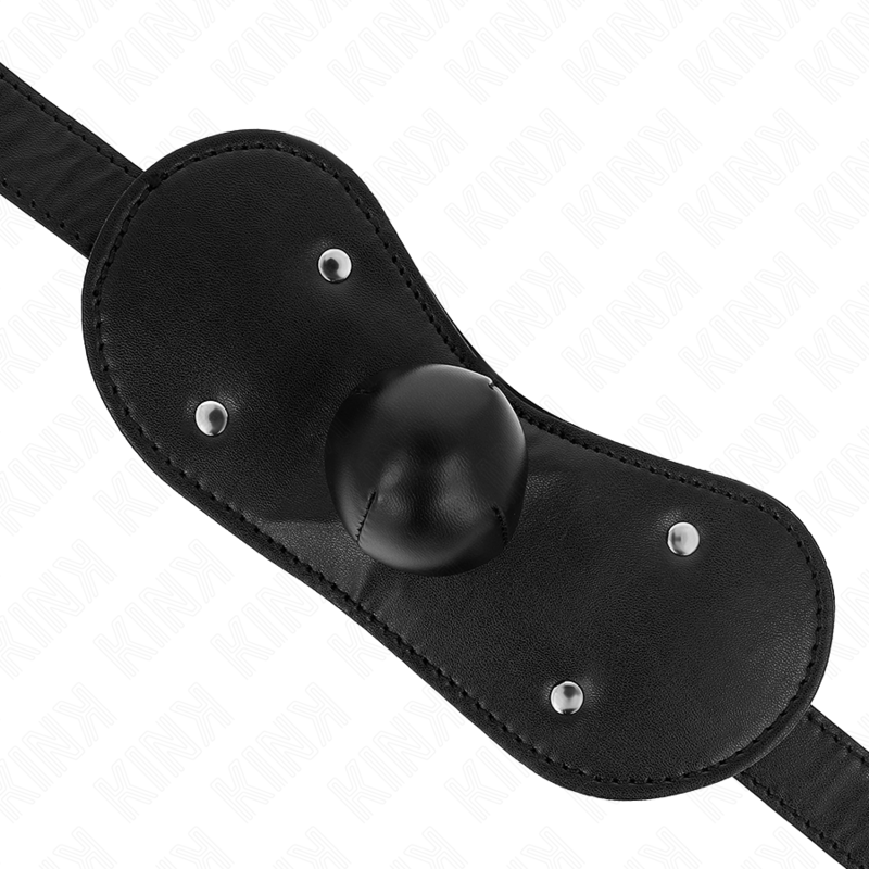KINK - GAG A FORMA DI MASCHERA BOCCA CON BLOCCAGGIO REGOLABILE MISURA 42-60 CM