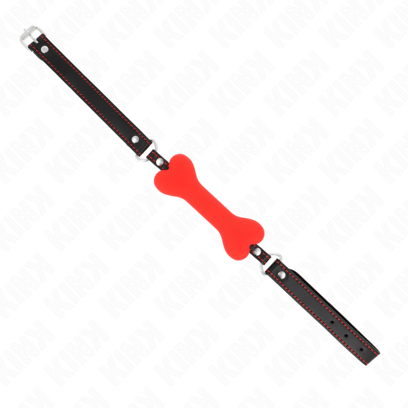 KINK - GAG CON OSSO ROSSO 12 CM MISURA 63 x 2 CM