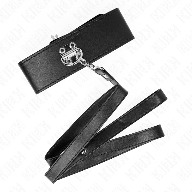 KINK - COLLARE CON GUINZAGLIO 116 CM MODELLO 2 REGOLABILE 36-43 CM X 5 CM