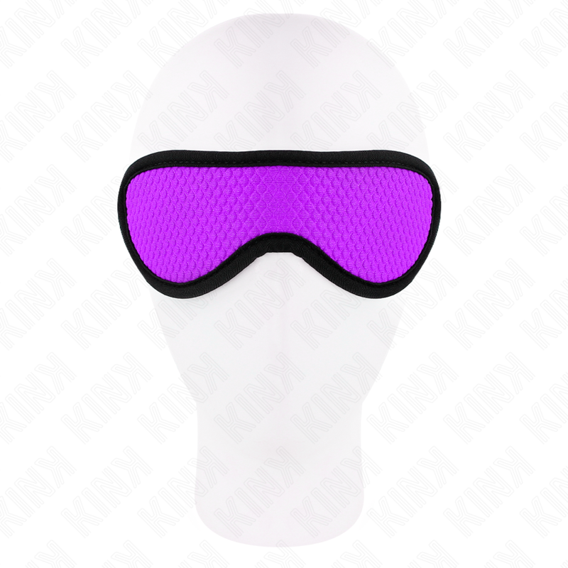 KINK - MASCHERINA PER OCCHI A SFERE CON BORDO RIVESTITO VIOLA 20 x 7 CM