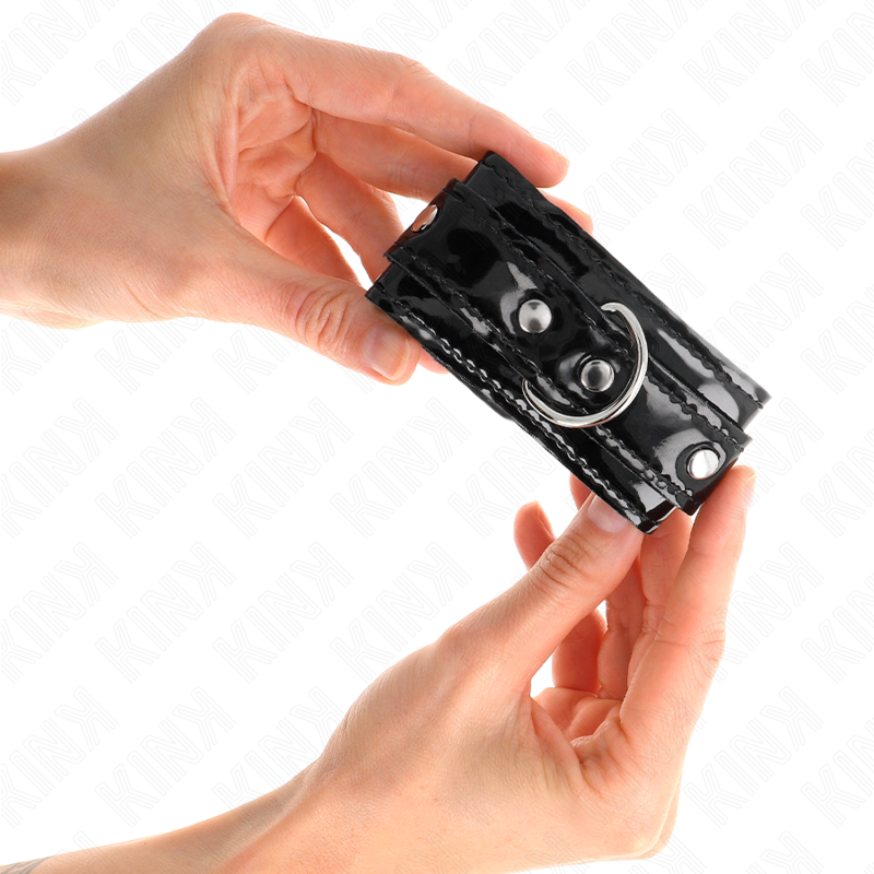 KINK - MANETTE IN NEOPRENE LUCIDO REGOLABILI 17-24 CM X 4,5 CM