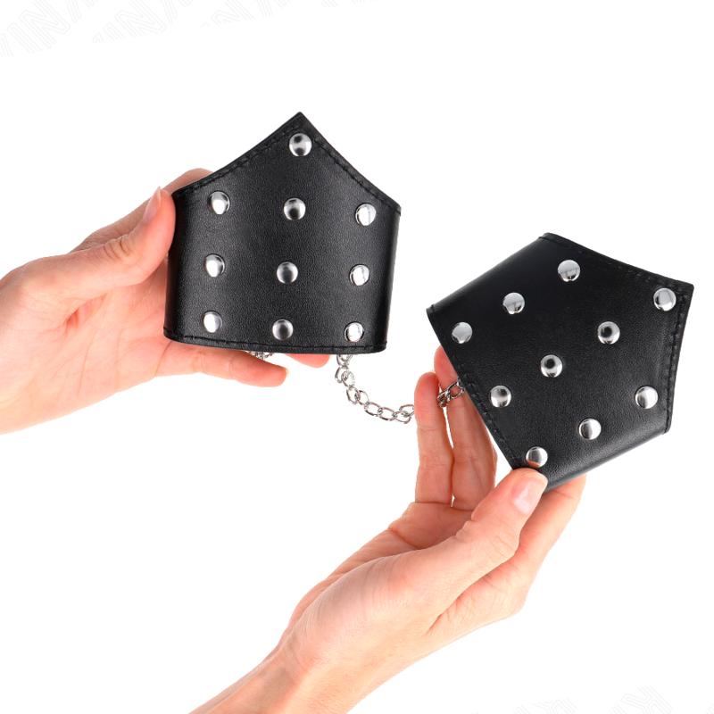 KINK - MANETTE BLACK POINT STYLE CON CATENA REGOLABILE 17-23 CM X 8,5 CM