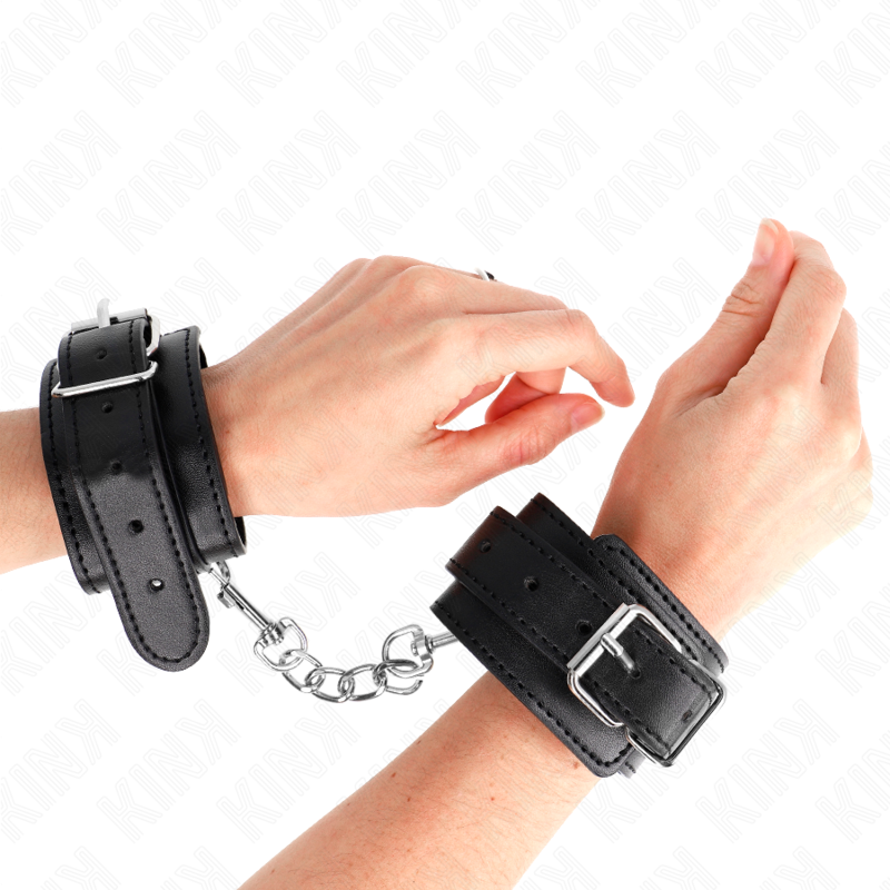 KINK - CINTURINI PER POLSI SOTTILI NERI REGOLABILI 21-33 CM