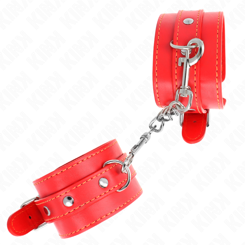 KINK - CINTURINI PER POLSI SOTTILI ROSSI REGOLABILI 21-33 CM