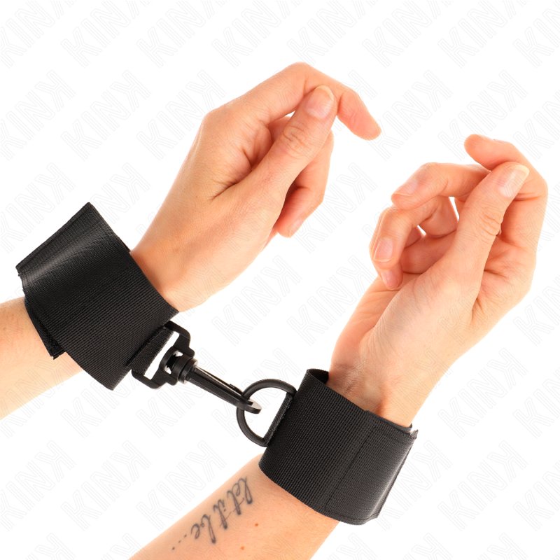 KINK - CINTURINI DA POLSO IN NYLON NERI