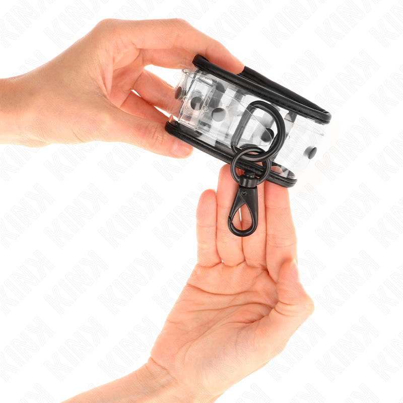 KINK - MANETTE TRASPARENTI REGOLABILI 18-30 CM X 5,5 CM