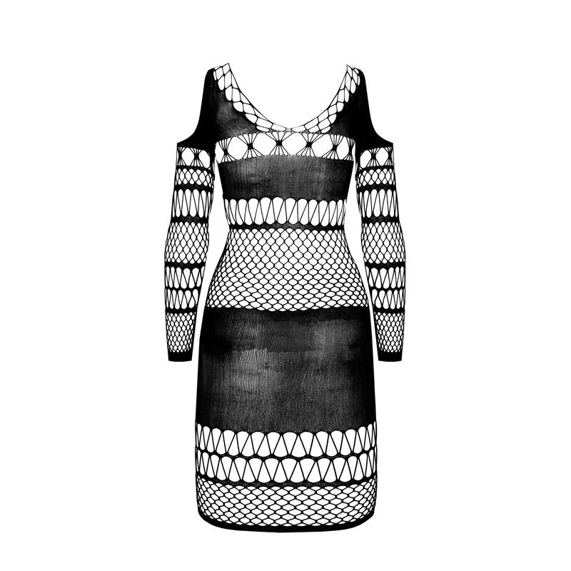 PASSION - BODYSTOCKING DONNA BS105 NERO TAGLIA UNICA