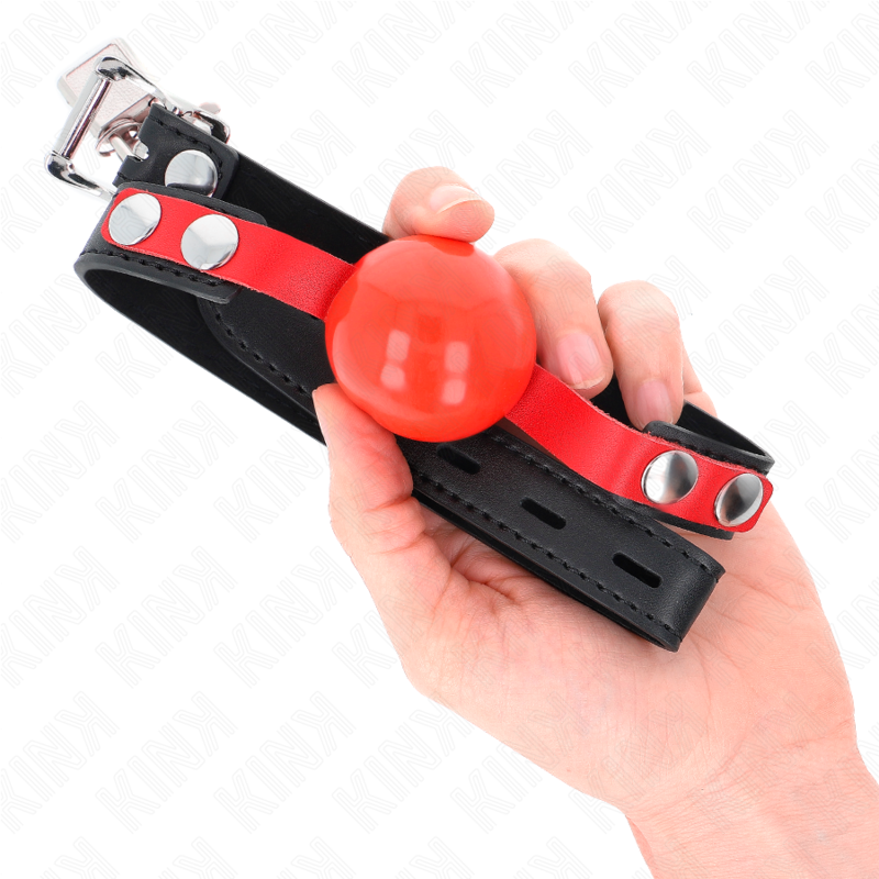 KINK - GAG IN TPE MORBIDO 4 CM MODELLO 4 60 x 2 CM REGOLABILE 37-52 CM