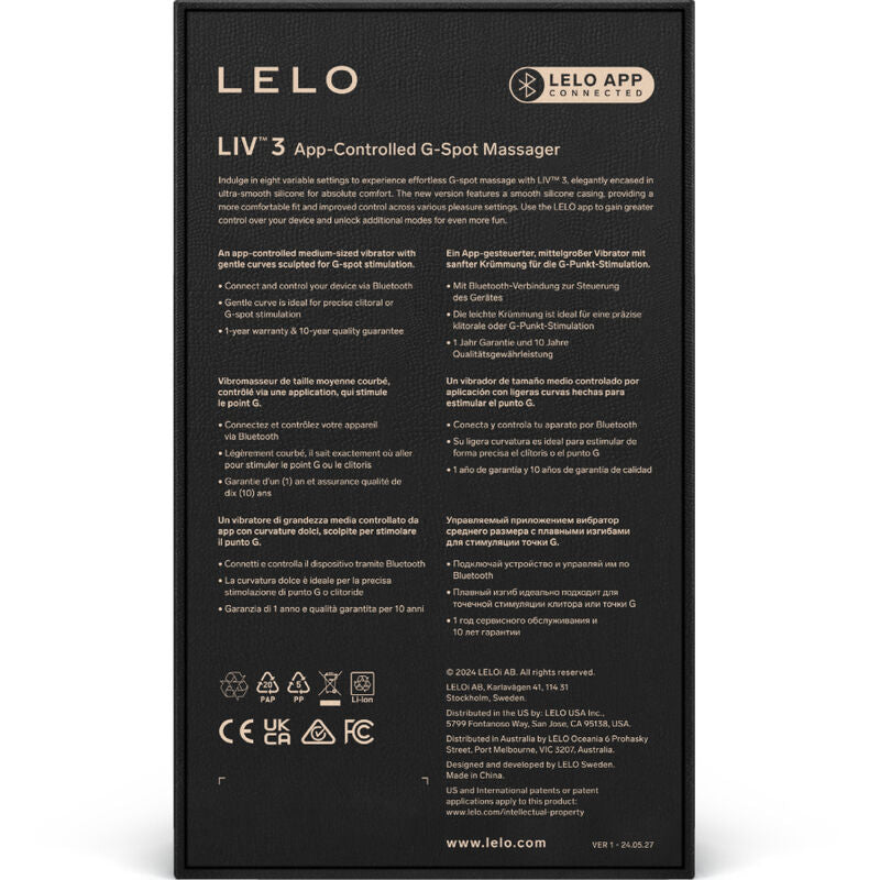 LELO - LIV™ 3 STIMOLATORE PUNTO G BLU