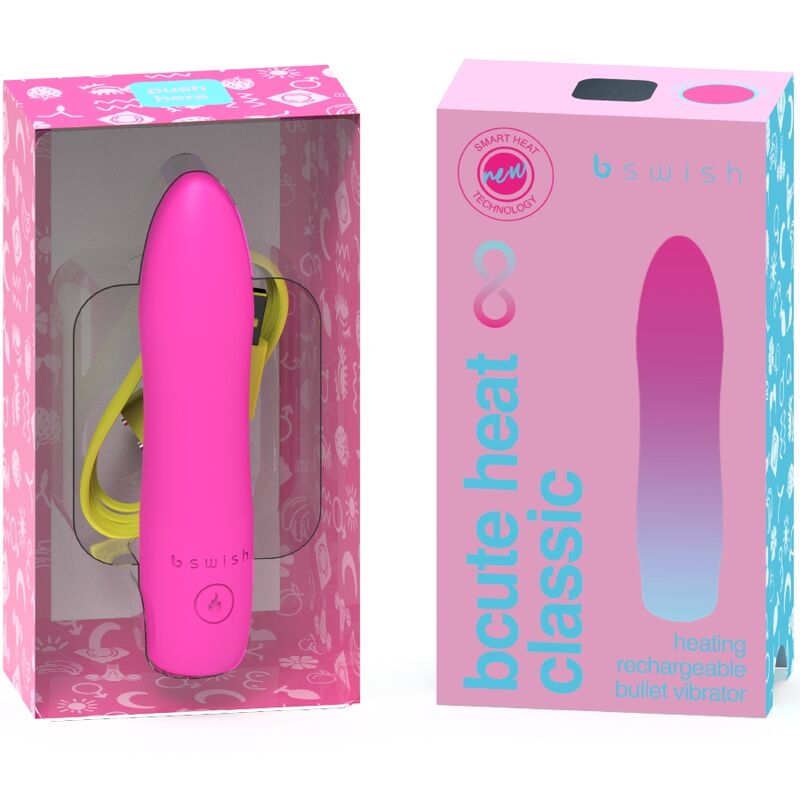 B SWISH - BCUTE INFINITE HEAT CLASSIC VIBRATORE RISCALDABILE ROSA