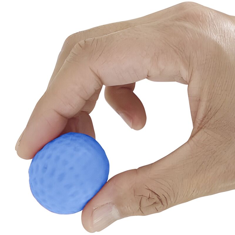PRETTY LOVE - MASTURBATORE MASCHILE TWIN BALLS CON PALLINE GEMELLE ARANCIONE