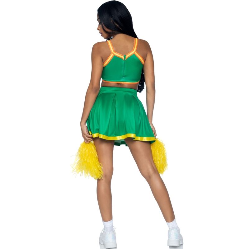 LEG AVENUE - COSTUME DA CHEERLEADER VERDE S/M