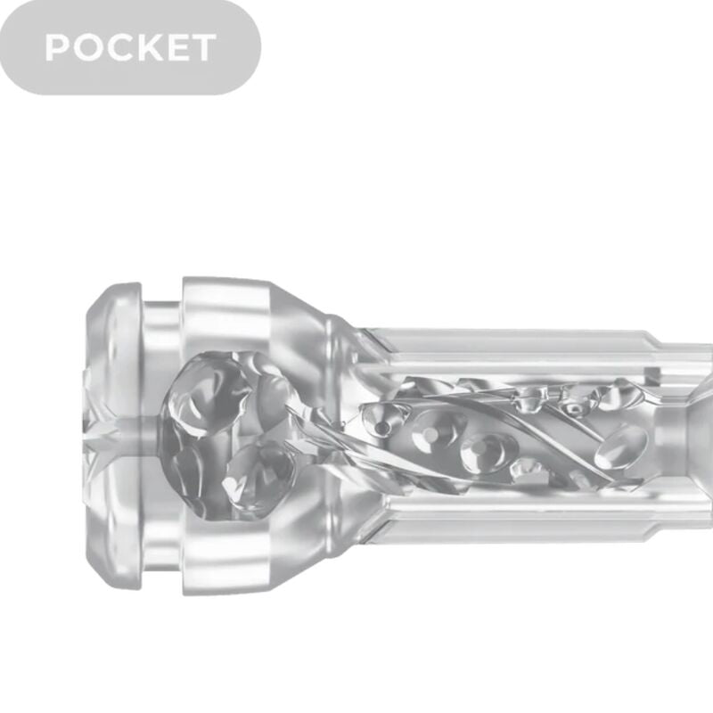 KIIROO - FEEL POCKET CRYSTAL MASTURBATORE TASCABILE TRASPARENTE