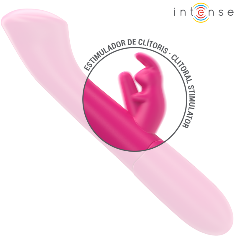INTENSE - JULIETA VIBRATORE RABBIT 10 VIBRAZIONI 18,6 CM ROSA