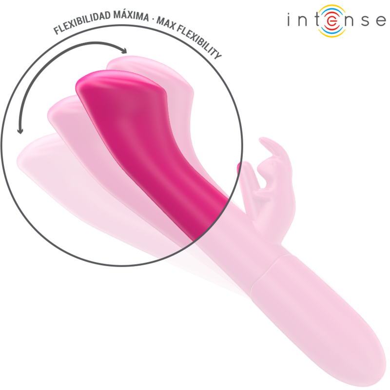 INTENSE - JULIETA VIBRATORE RABBIT 10 VIBRAZIONI 18,6 CM ROSA