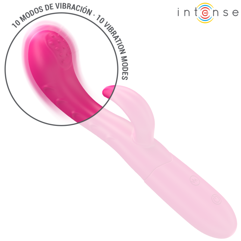 INTENSE - AMARA VIBRATORE CON LINGUA STIMOLANTE 10 VIBRAZIONI ROSA