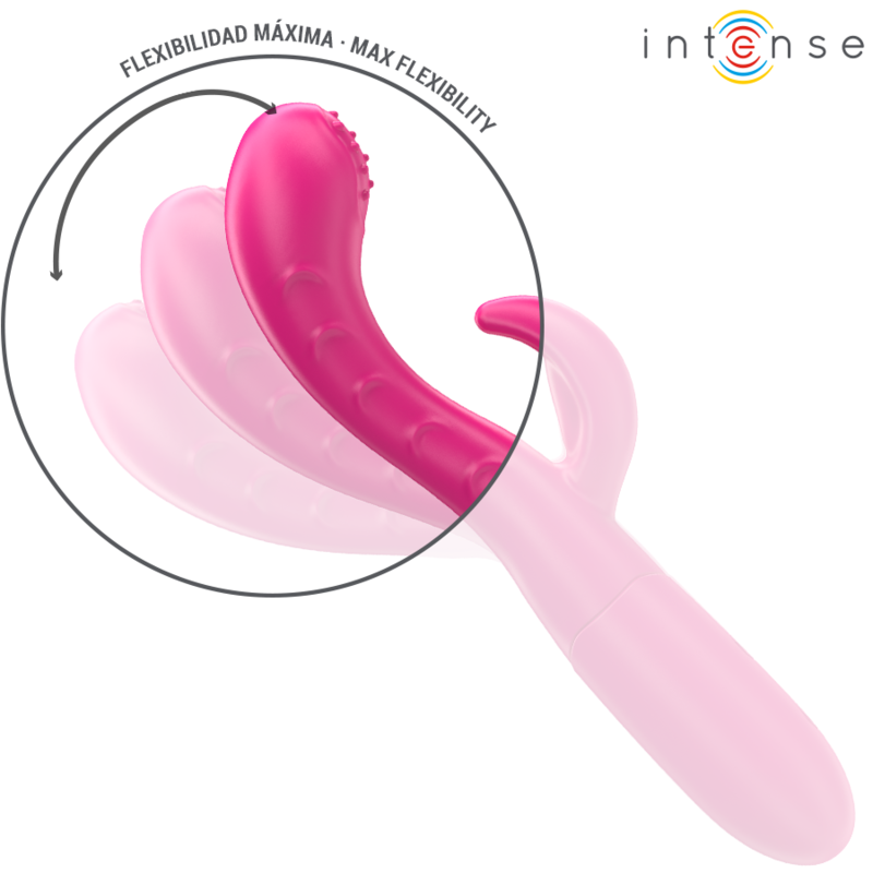 INTENSE - AMARA VIBRATORE CON LINGUA STIMOLANTE 10 VIBRAZIONI ROSA