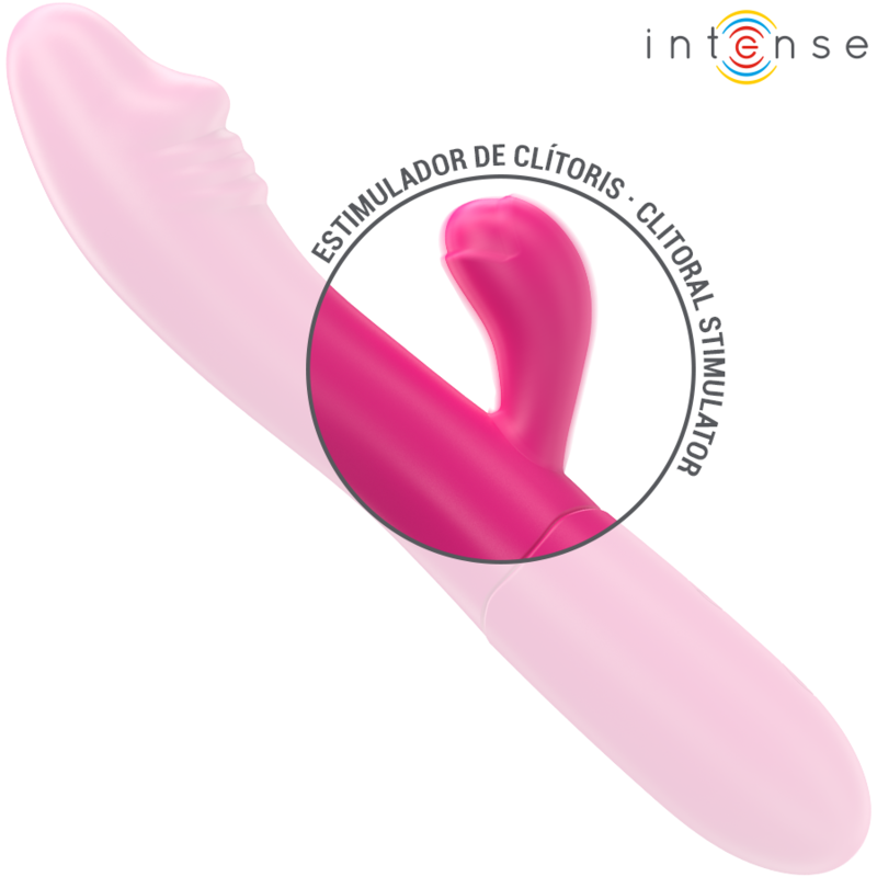 INTENSE - IVY VIBRATORE FLESSIBILE 10 VIBRAZIONI CON LINGUA STIMOLANTE ROSA