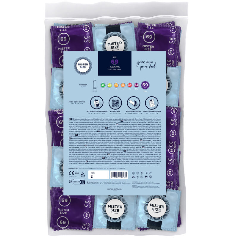 MISTER SIZE - PRESERVATIVI TAGLIA XXXL 69 MM (100 PZ)