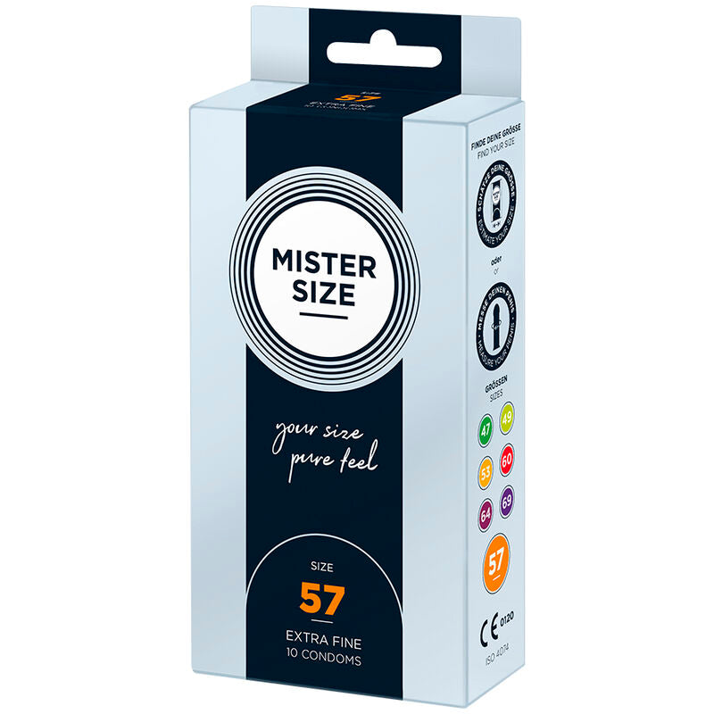 MISTER SIZE - PRESERVATIVI TAGLIA L 57 MM (10 UNITÀ)