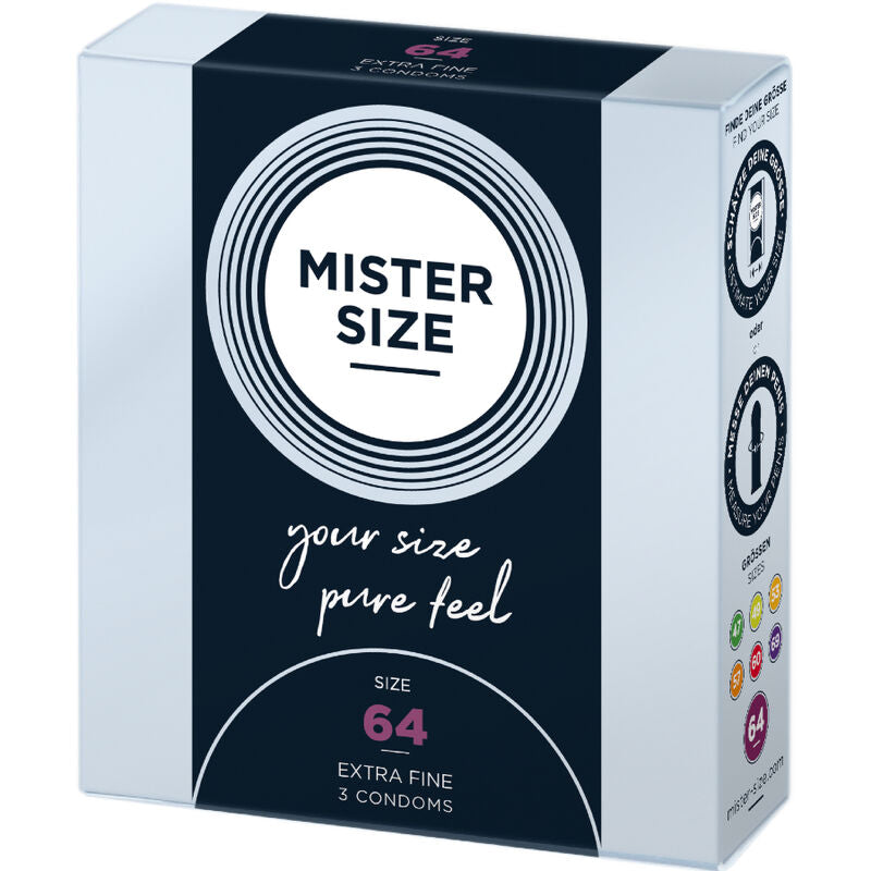MISTER SIZE - PRESERVATIVI TAGLIA XXL 64 MM (3 PZ)