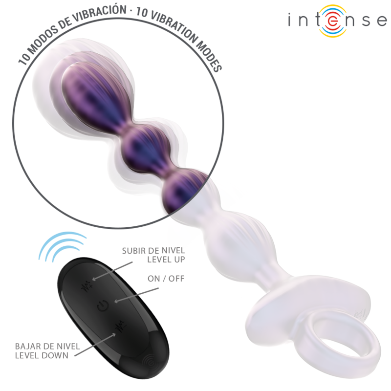 INTENSE - JACKIE PLUG ANALE VIBRANTE MODELLO 1 CON TELECOMANDO