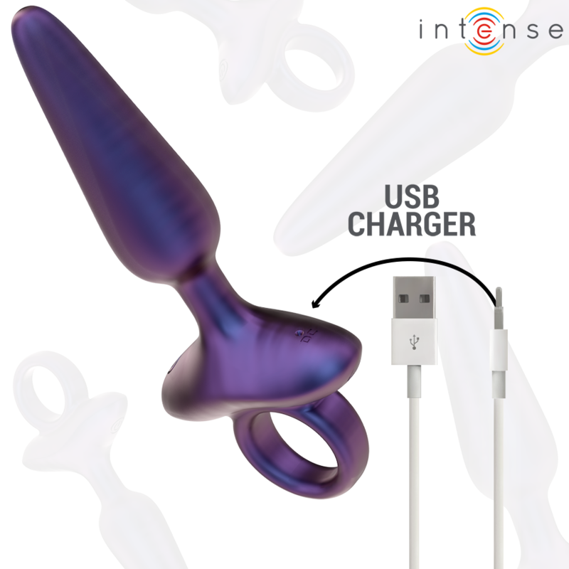 INTENSE - MARLON PLUG ANALE VIBRANTE MODELLO 4 CON TELECOMANDO