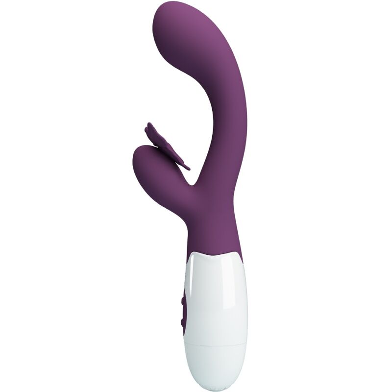 PRETTY LOVE - VIBRATORE CONIGLIO BUTTERFLY KISS E STIMOLATORE PUNTO G VIOLA