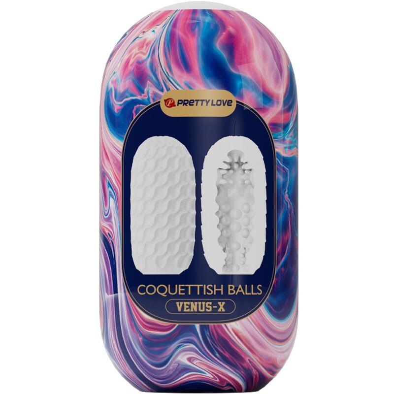 PRETTY LOVE - OVETTO MASTURBATORE MASCHILE VENUS COQUETTISH BALLS IN SILICONE