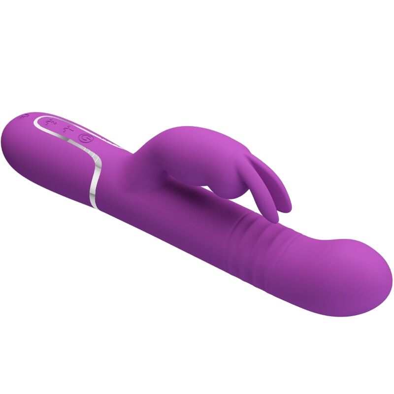 PRETTY LOVE - COALE VIBRATORE RABBIT CON ROTAZIONE DI SFERE VIOLA