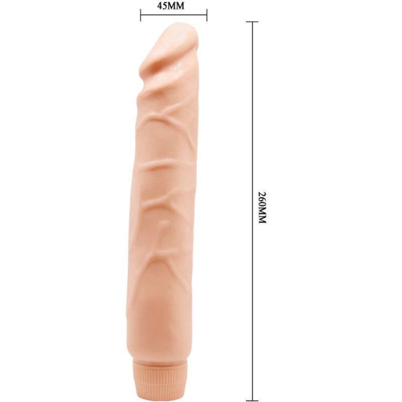 BAILE - JACK VIBRATORE REALISTICO 26 CM NUDE
