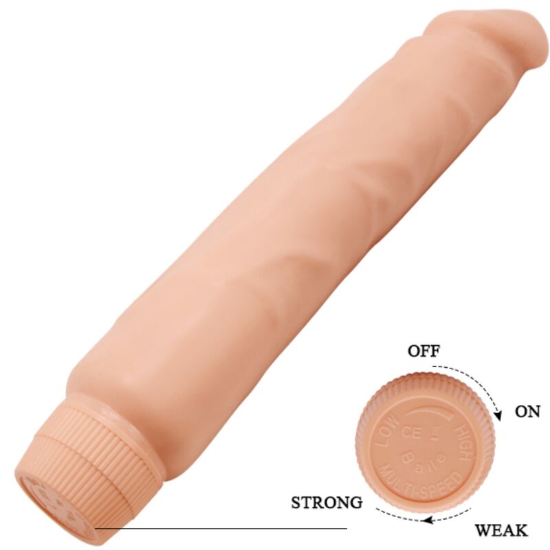 BAILE - JACK VIBRATORE REALISTICO 26 CM NUDE