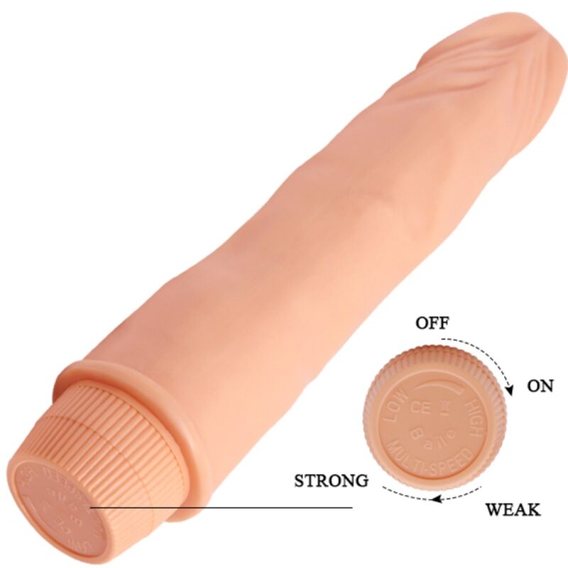 BAILE - DWARF VIBRATORE REALISTICO 21 CM NUDE