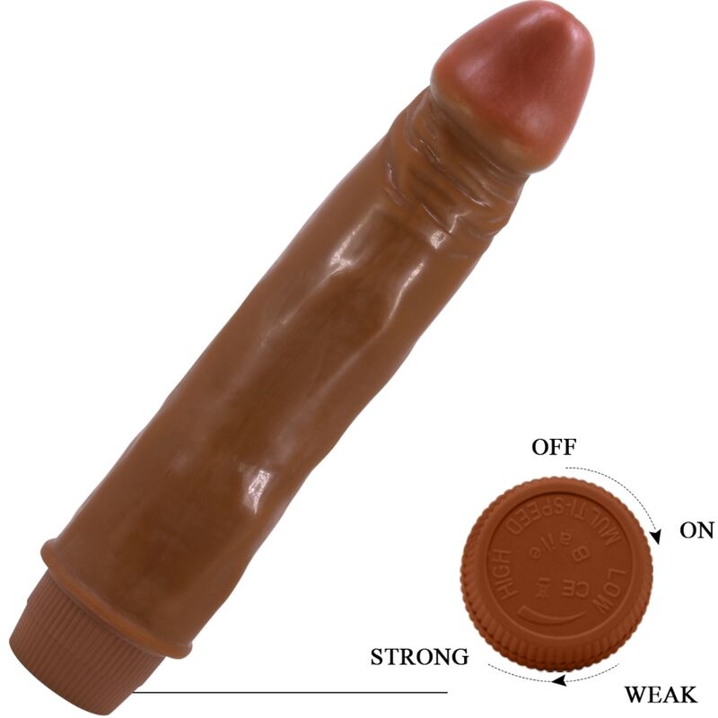 BAILE - VIBRATORE REALISTICO 21 CM MULATTO
