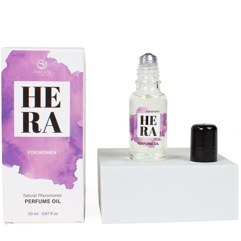 SECRETPLAY - HERA PROFUMO NATURALE AI FEROMONI IN OLIO PER DONNA 20 ML