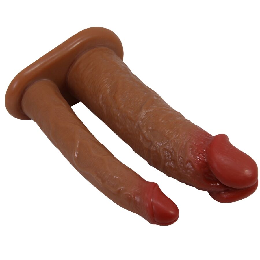 PRETTY LOVE - YAIRON GUAINA DOPPIA PER PENE CON ESTENSIONE 4 CM SCURA
