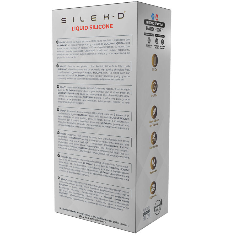 SILEXD - DILDO REALISTICO IN SILICONE LIQUIDO 20,6 CM