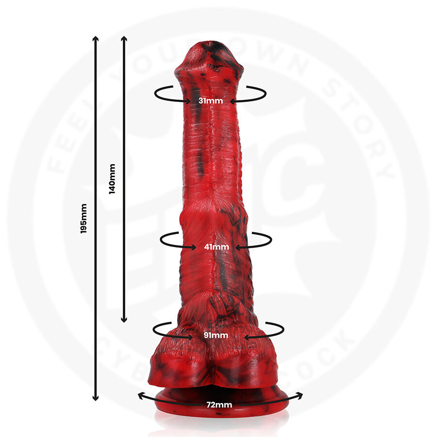 EPIC - VULCANUS NIGHT DRAGON DILDO 19 CM