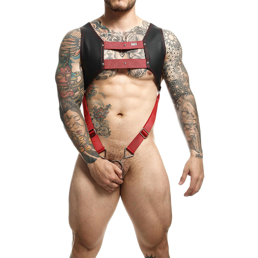 HARNESS BONDAGE CON ANELLO PENE, SUPPORTO ERGONOMICO, DESIGN MINIMALISTA