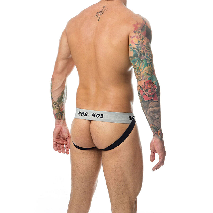 JOCKSTRAP UOMO A RIGHE, COTONE PREMIUM, SUPPORTO ERGONOMICO