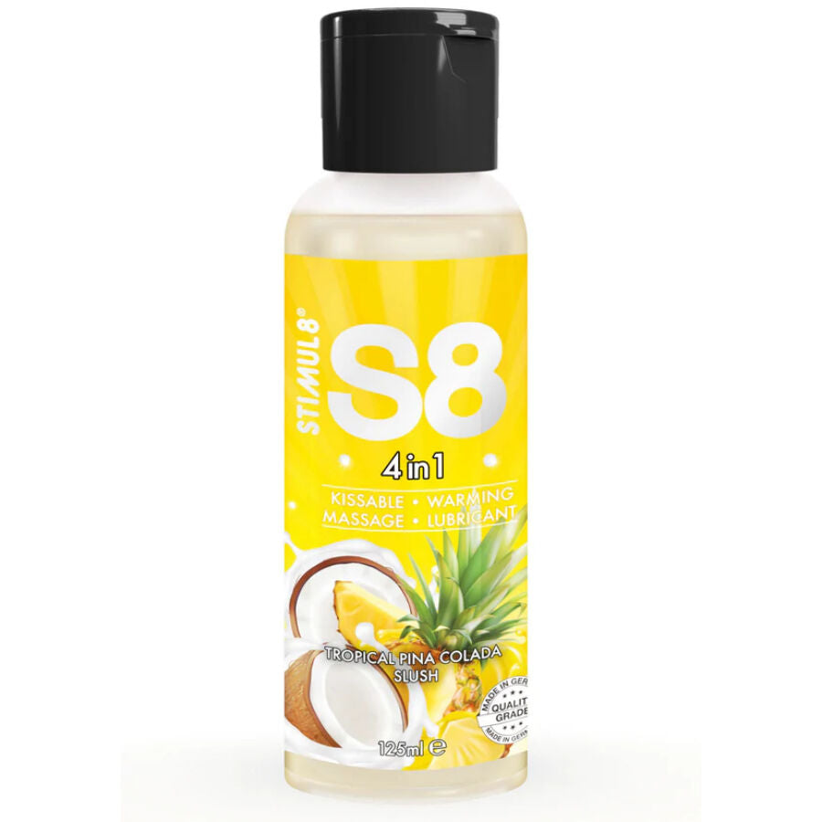 STIMUL8 - LUBRIFICANTE 4 IN 1 AROMA TROPICAL PINA COLADA 125 ML