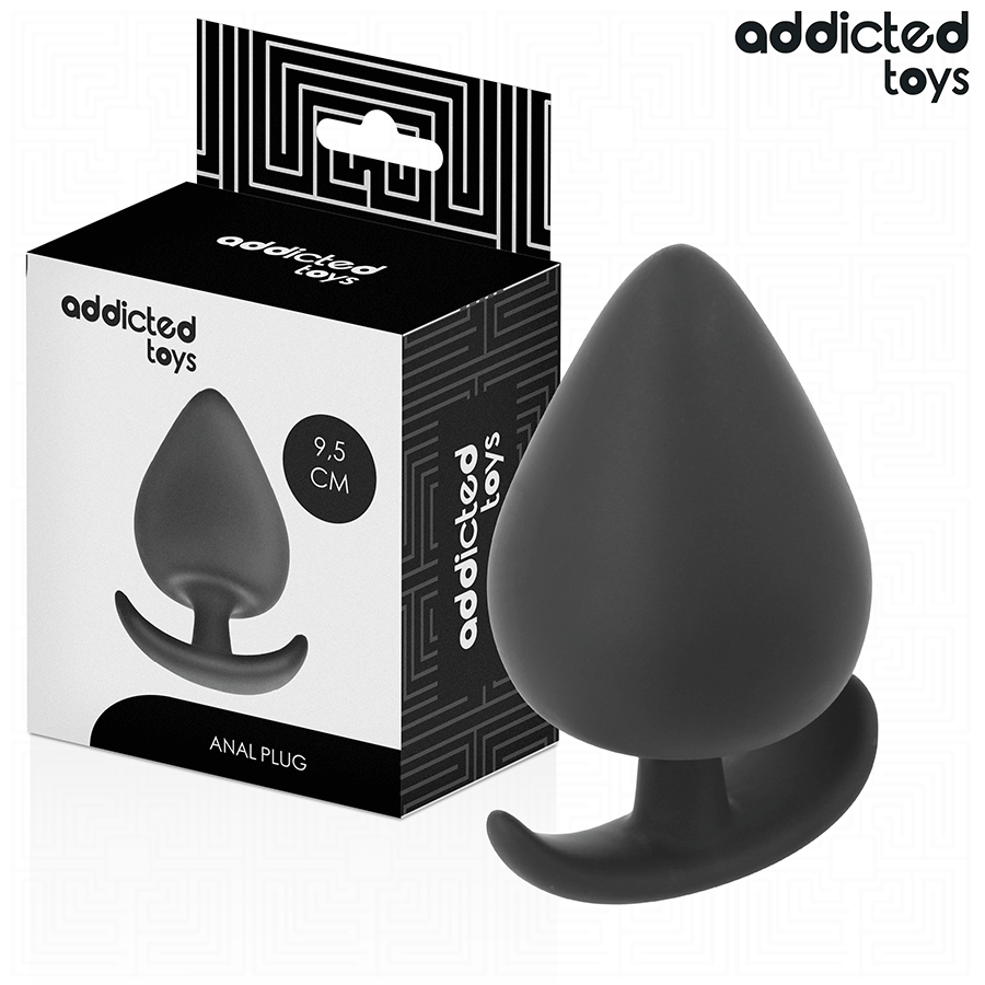 PLUG ANALE 9,5 CM, SILICONE MEDICALE, STIMOLAZIONE INTENSA
