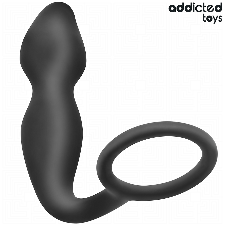 PLUG ANALE CON ANELLO PENE MODELLO 2, SILICONE MEDICALE, STIMOLAZIONE INTENSA