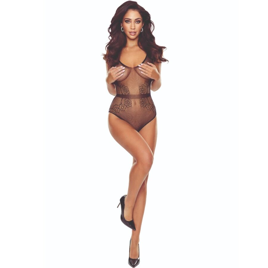 PASSION - BODYSTOCKING DONNA BS115 NERO
